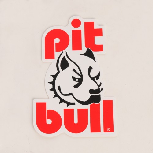 Pit Bull Printed Vertical Bike Sticker