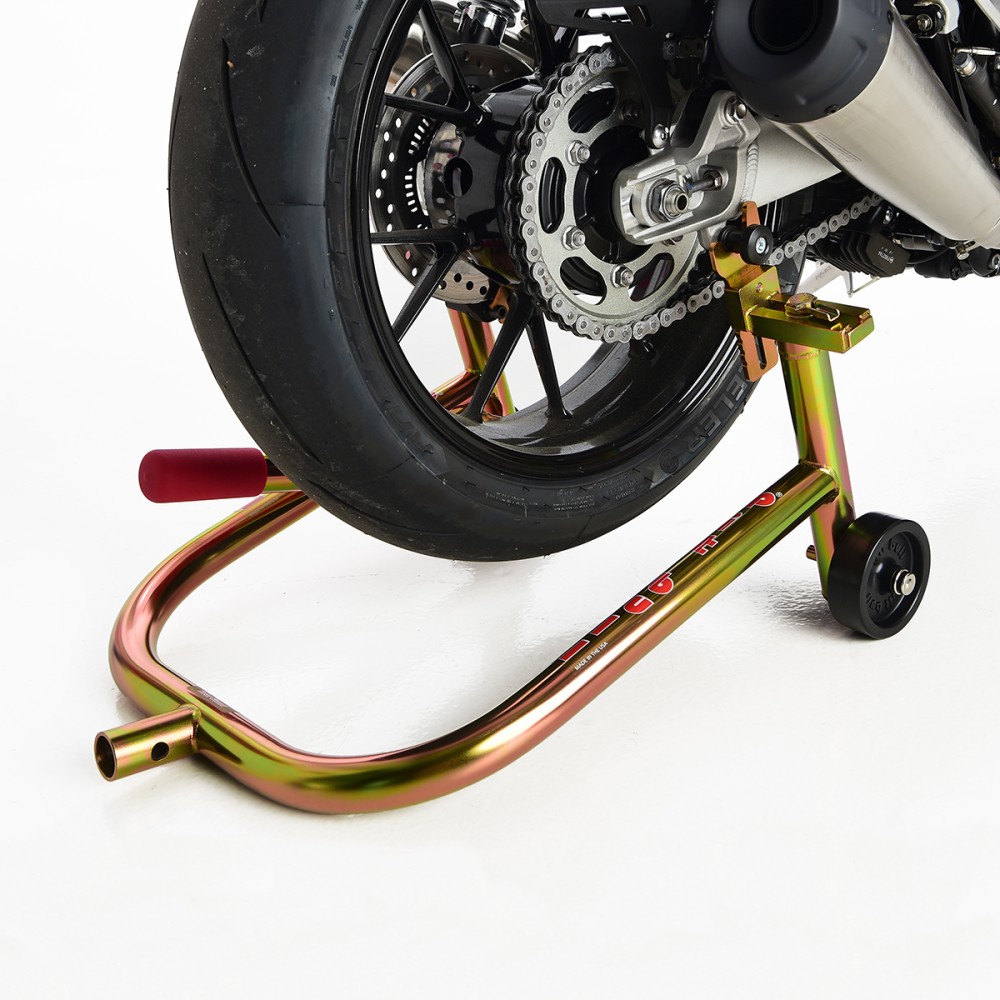 Fully Adjustable Rear, Motorcycle Stand (Spooled)