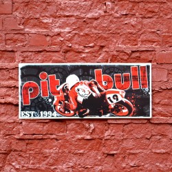Pit Bull Vintage Metal Sign