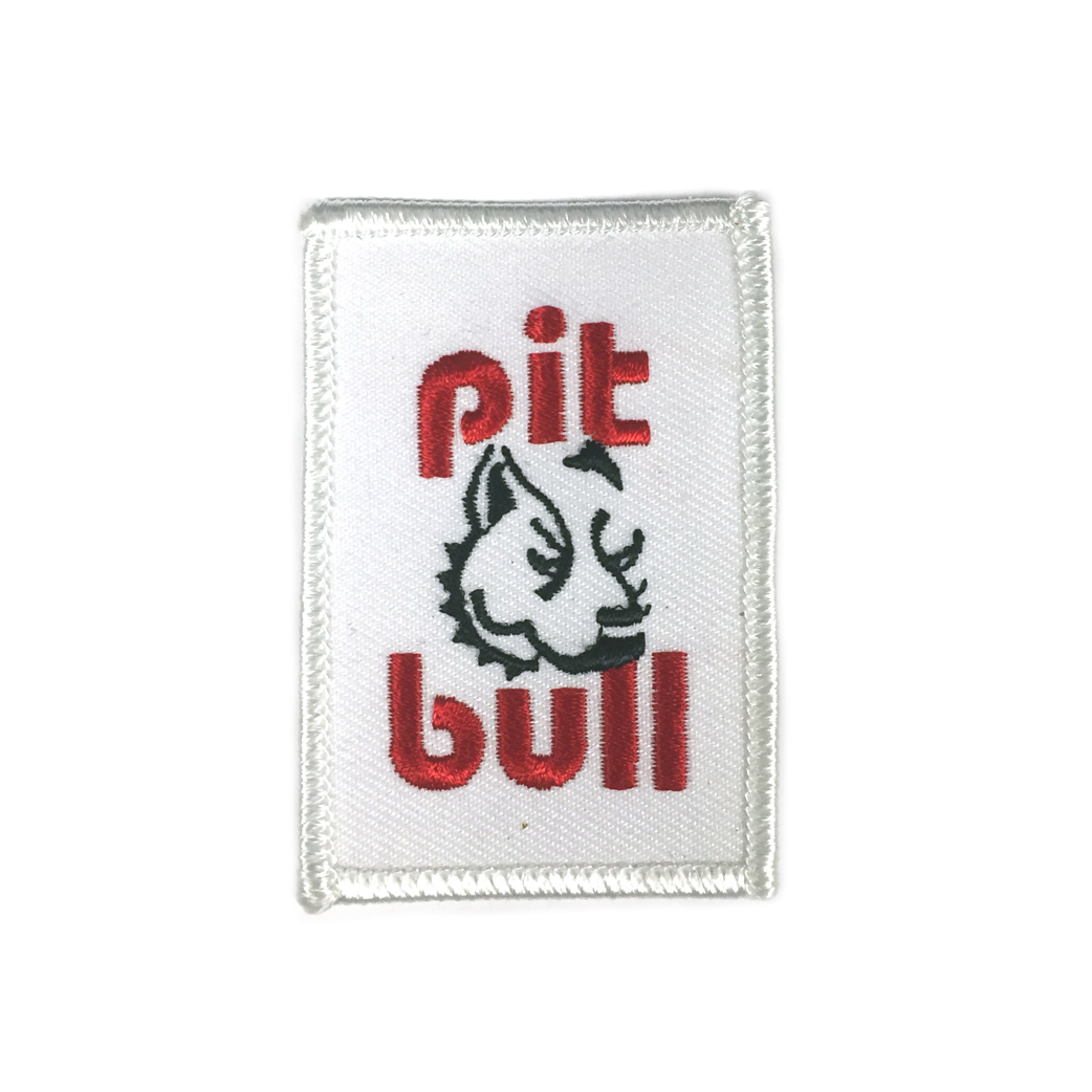 Pit Bull Logo Embroidered Patch