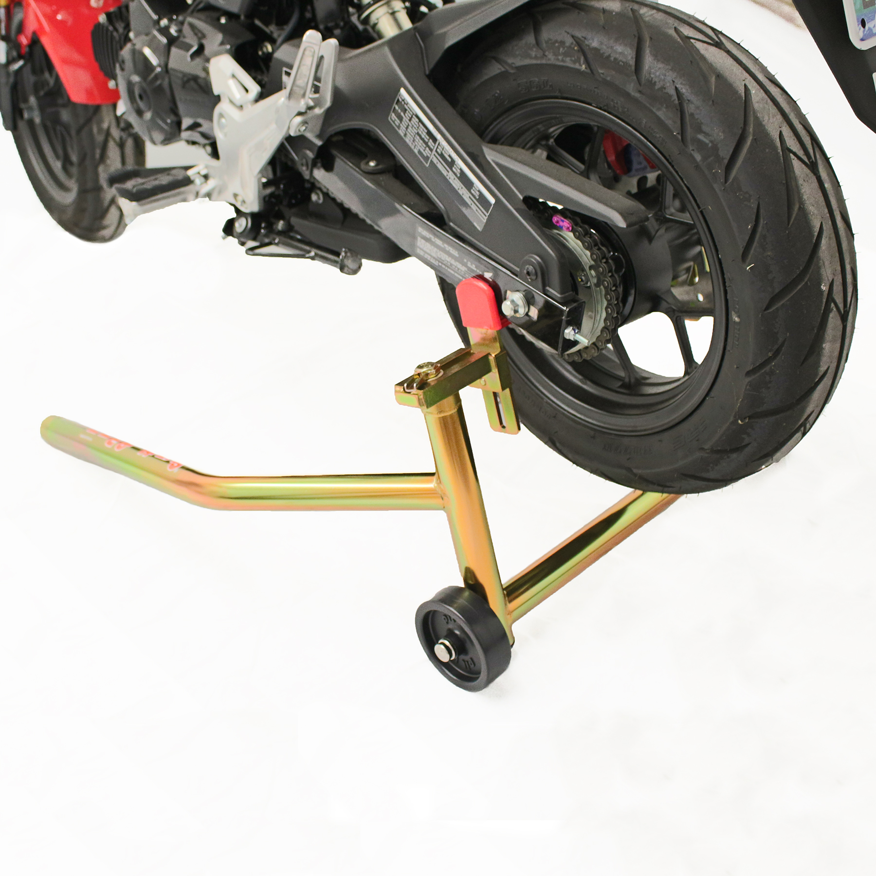 Motorcycle rear lift stand hotsell